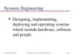 Software engineering: Systems engineering