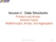 Lập trình hướng đối tượng: Session 2 - Data Structures