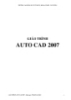 Giáo trình AutoCAD 2007