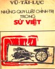 Những quy luật chính trị trong sử Việt : Phần 1